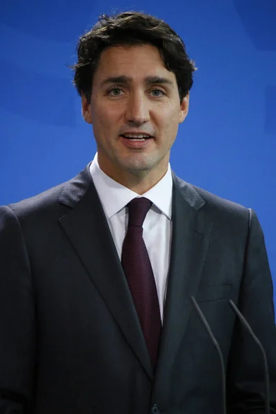 加拿大总理贾斯丁 · 特鲁多 — 图库照片
