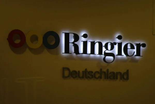 Logo dari merek "Ringier Verlag " — Stok Foto