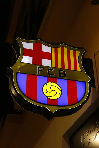 Logo del marchio "FC Barcelona " — Foto Stock