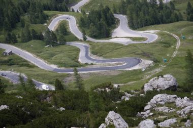 Passo Pordoi doğası