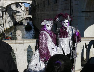  Venedik Carneval gösterimler.