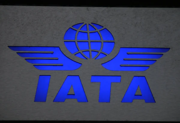 Logo de la marca "IATA " — Foto de Stock