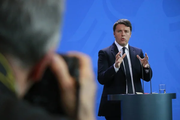 Italiaanse premier Matteo Renzi — Stockfoto