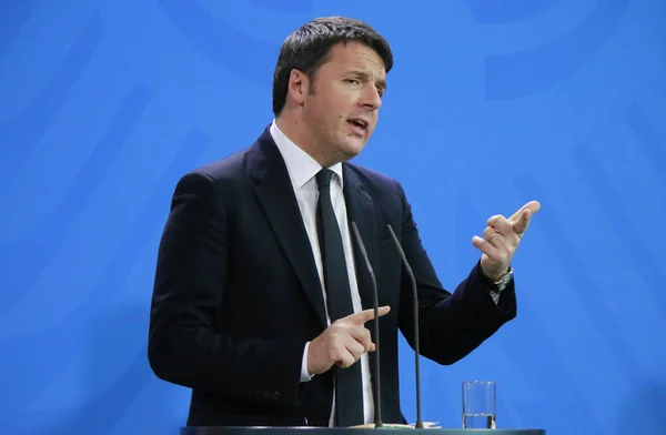 Italiaanse premier Matteo Renzi — Stockfoto