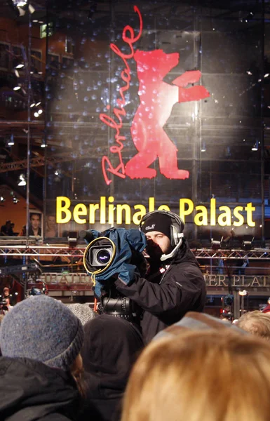 Teken van de Berlinale Palace — Stockfoto