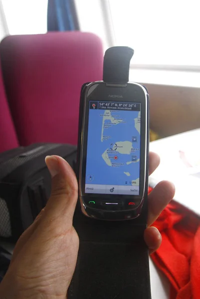 GPS navigation on smartphone