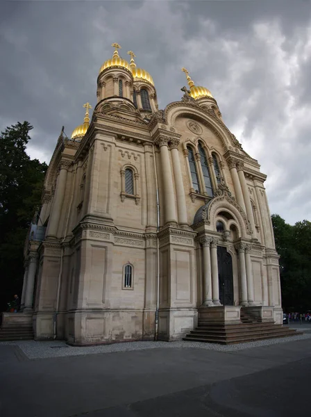 Chiesa ortodossa russa sul Neroberg, Wiesbaden . — Foto Stock