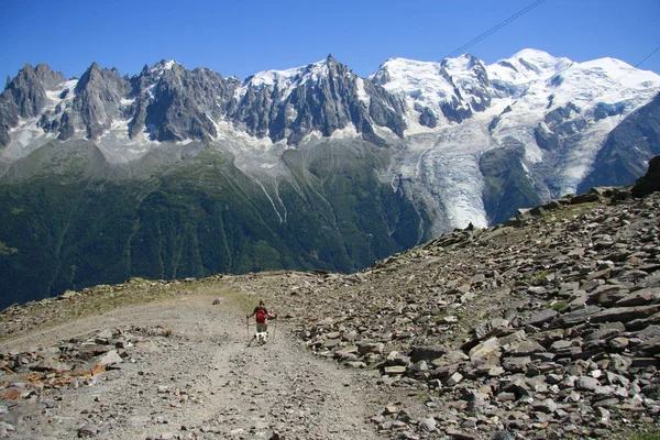 Increíble Mont Blanc montaña — Foto de Stock