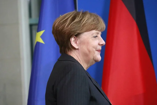 Канцлер Германии Ангела Меркель — стоковое фото