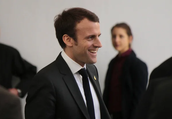 フランス大臣エマニュエル ・ マカロン — ストック写真