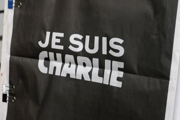 "Je suis Charlie "- jó reggelt — Stock Fotó