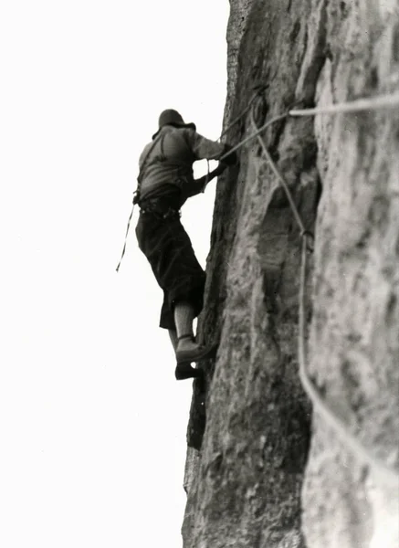 Großer Gipfel Nordwand 1937 Historisches Bildarchiv Max Dathe — Stockfoto