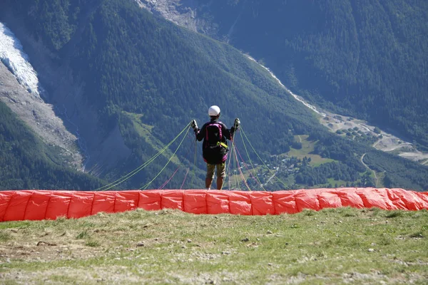 Splendida montagna del Monte Bianco — Foto Stock