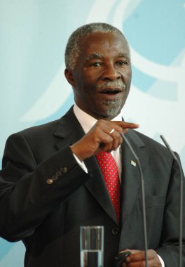 Güney Afrika Cumhurbaşkanı Thabo Mbeki