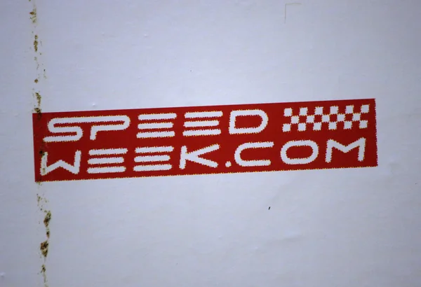 Логотип бренда "Speedweek " — стоковое фото