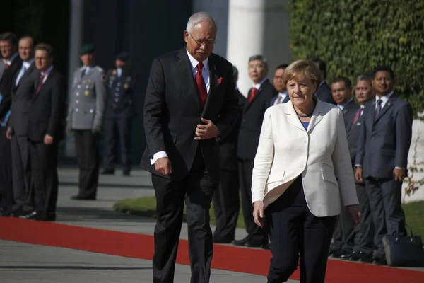 Najib Razak, Kanselir Federal Angela Merkel — Stok Foto