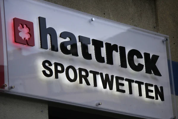 브랜드 "hattrick Sportwetten의 로고" — 스톡 사진