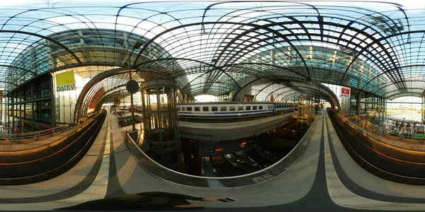 Panorama: Estação Central, Berlim . — Fotografia de Stock