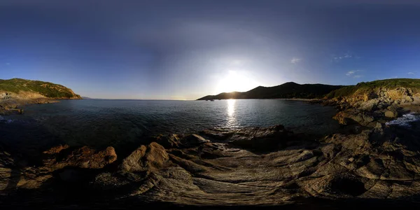 Seascape of coast at Cargese — Stock Photo, Image