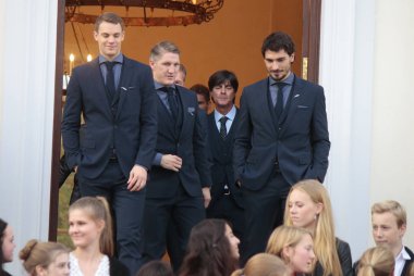 Resepsiyon Alman milli takımının, Federal Başkan, Bellev Kalesi 