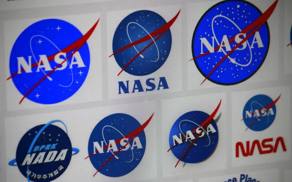 Logo del marchio "NASA " — Foto Stock