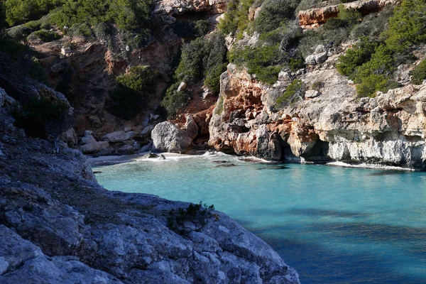 Cala Llombards beach — Zdjęcie stockowe