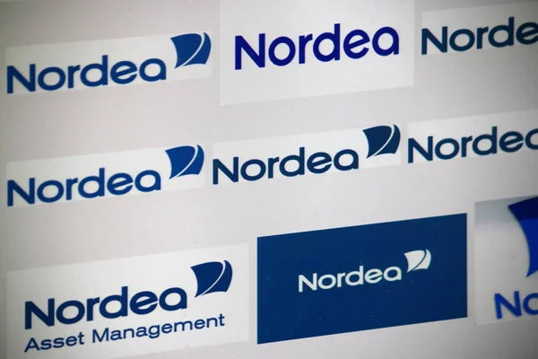 Logo marki "Nordea" — Zdjęcie stockowe