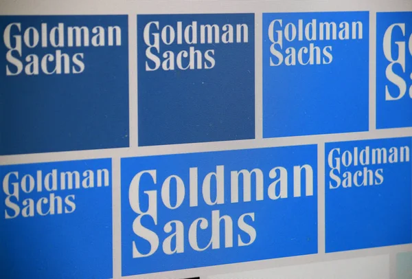 Logotipo da marca "Goldman Sachs " — Fotografia de Stock