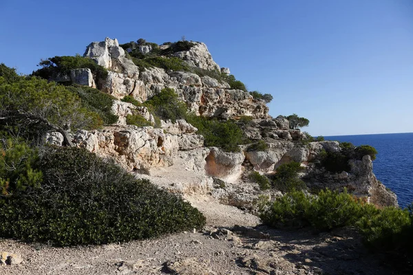 Cala Llombards beach — 图库照片