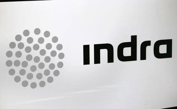 Logo van het merk "Indra" — Stockfoto