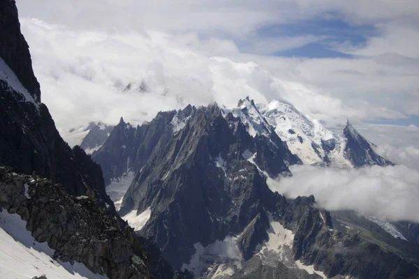 Montblanc mountain, França . — Fotografia de Stock