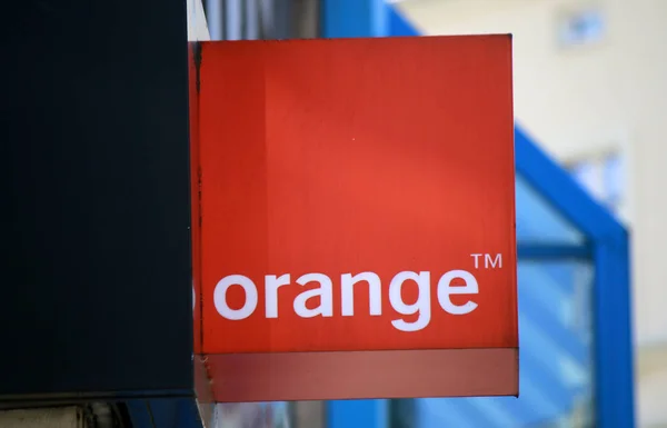 Logo van het merk "Orange" — Stockfoto