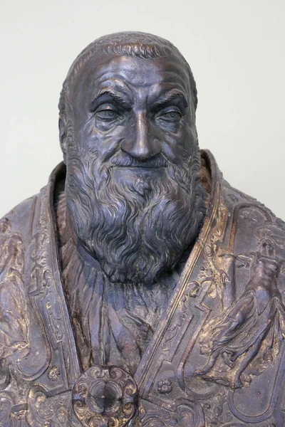 Bust of Pope Sixtus V Peretti Montalto — Stock Photo, Image