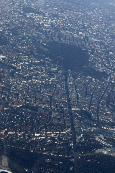 Luftaufnahme des Berliner Stadtbildes — Stockfoto