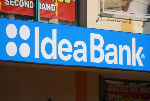 Logo marki "Idea Bank" — Zdjęcie stockowe