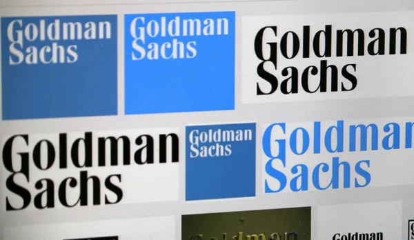 Logotipo da marca "Goldman Sachs " — Fotografia de Stock