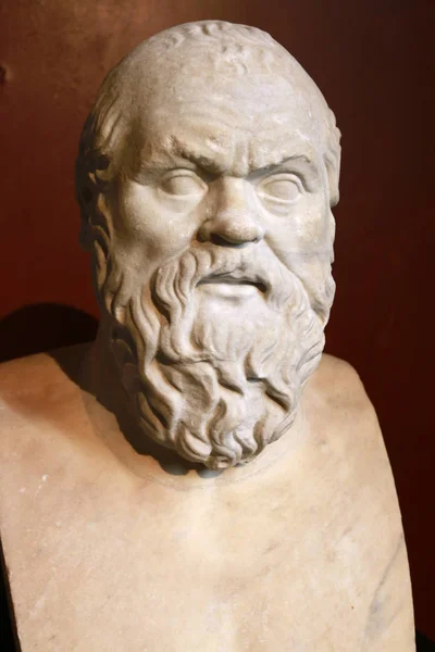 Buste van Socrates in Berlijn — Stockfoto