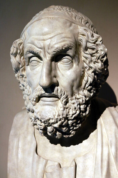 Bust of Homer in Berlin
