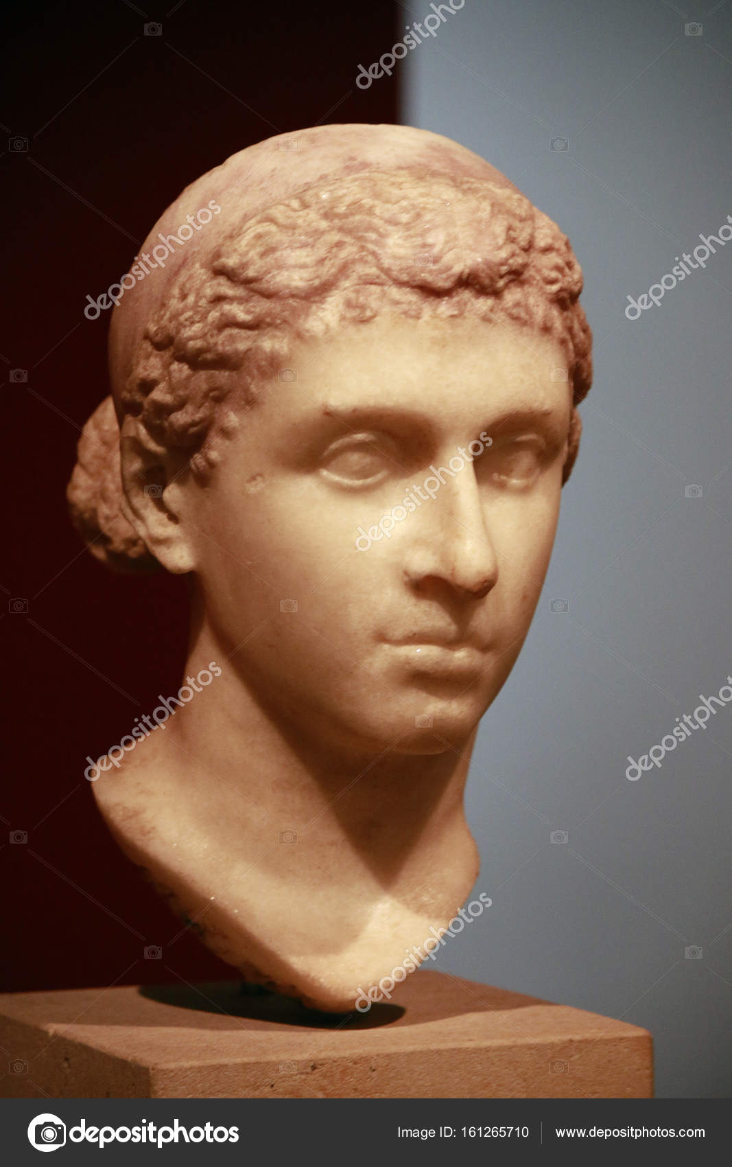 ポルトガル帝国1571年クレオパトラ7世彩色彫刻ヨーロッパ像置物