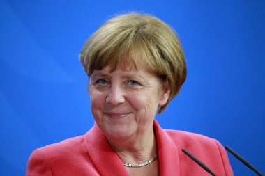 German Chancelor Angela Merkel  clipart