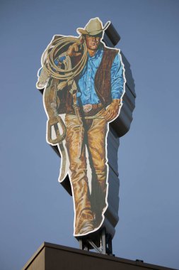 büyük ölçekli kovboy şekil