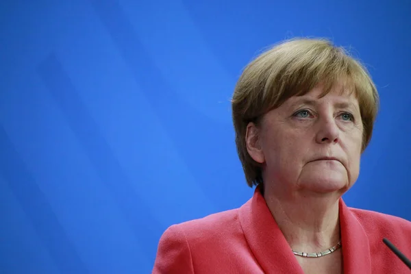 Německého kancléře Angela Merkelová — Stock fotografie