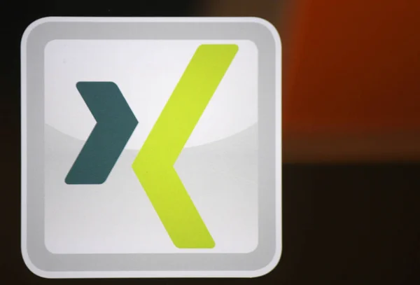 Logo marki "Xing" — Zdjęcie stockowe