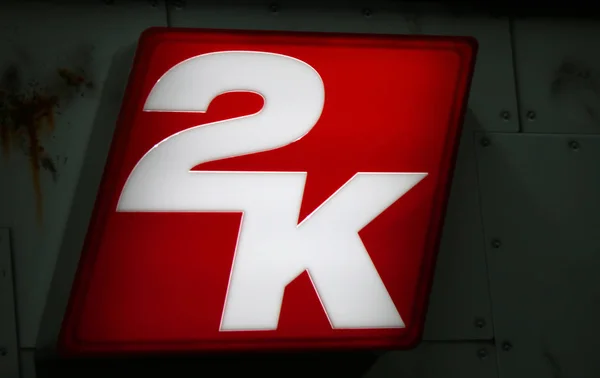 Logo marki "2k" — Zdjęcie stockowe