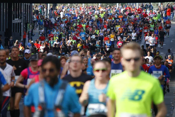 Participantes en la Maratón de Berlín — Foto de Stock