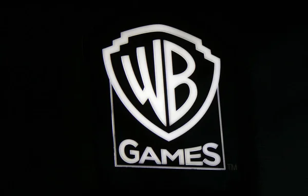 Logotipo da marca "Warner Brothers Games " — Fotografia de Stock