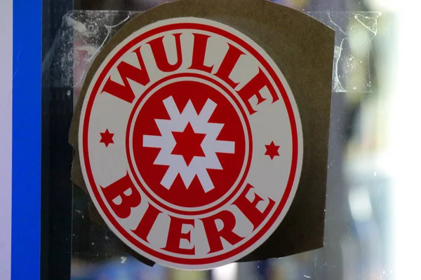Logo van het merk Wulle Biere"" — Stockfoto