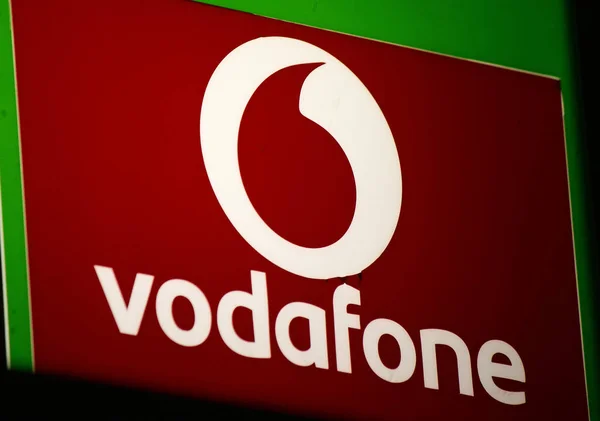 Signo del logotipo "Vodafone " — Foto de Stock