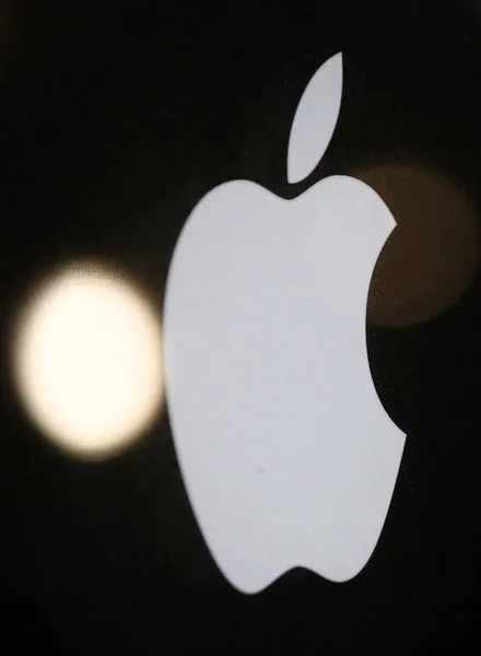 Sinal do logotipo "Apple " — Fotografia de Stock