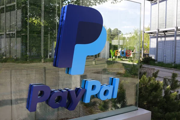 Logo de la marca "PayPal " — Foto de Stock